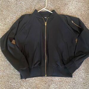 ALBION BOMBER BLACK JACKET